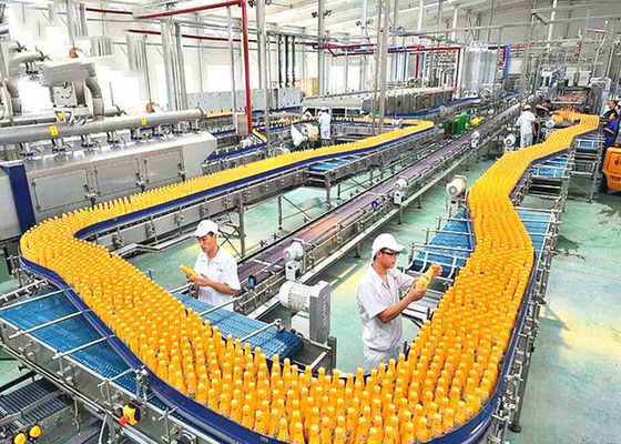 CIP Cleaning 24 Heads Hot Filling Juice Bottling Machine